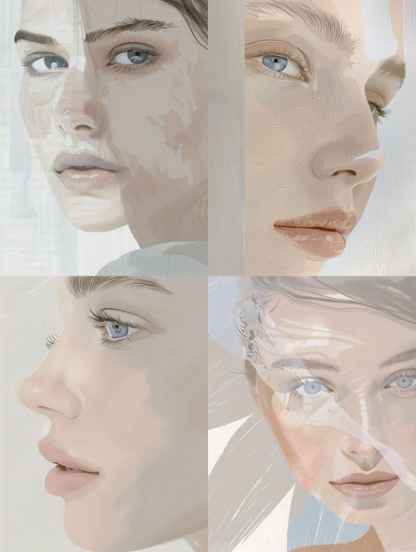 Ethereal Canvas Gaze