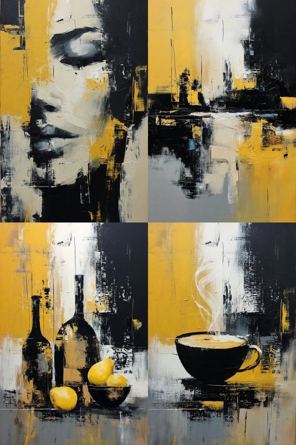 Golden Fragment Portrait