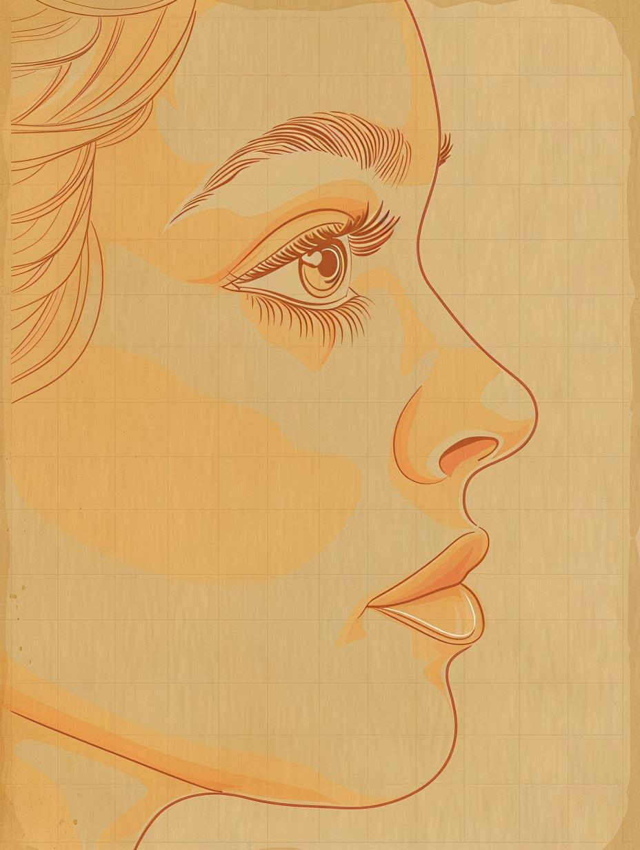 Golden Ethereal Portrait Study