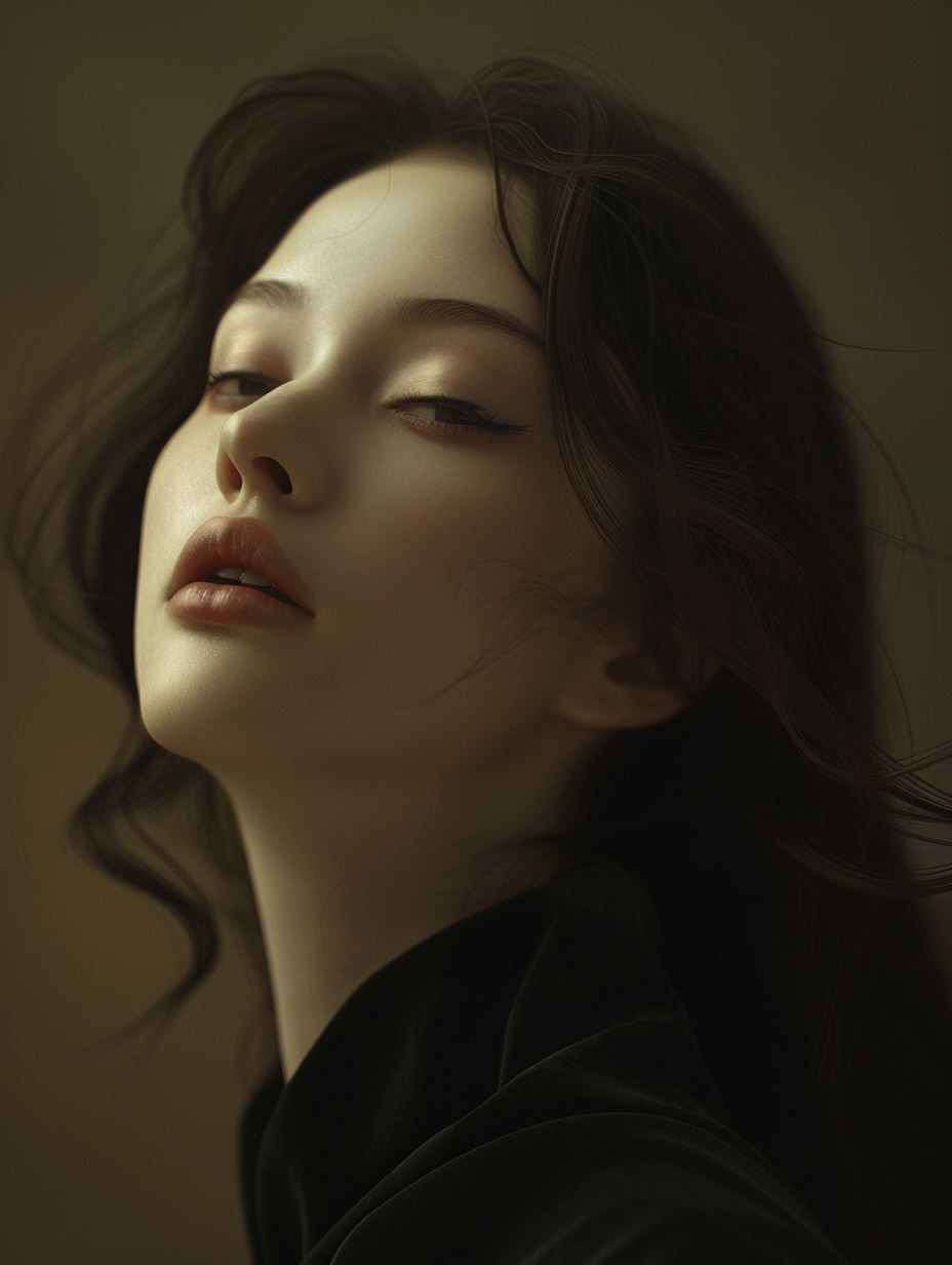 Ethereal Porcelain Beauty Portrait