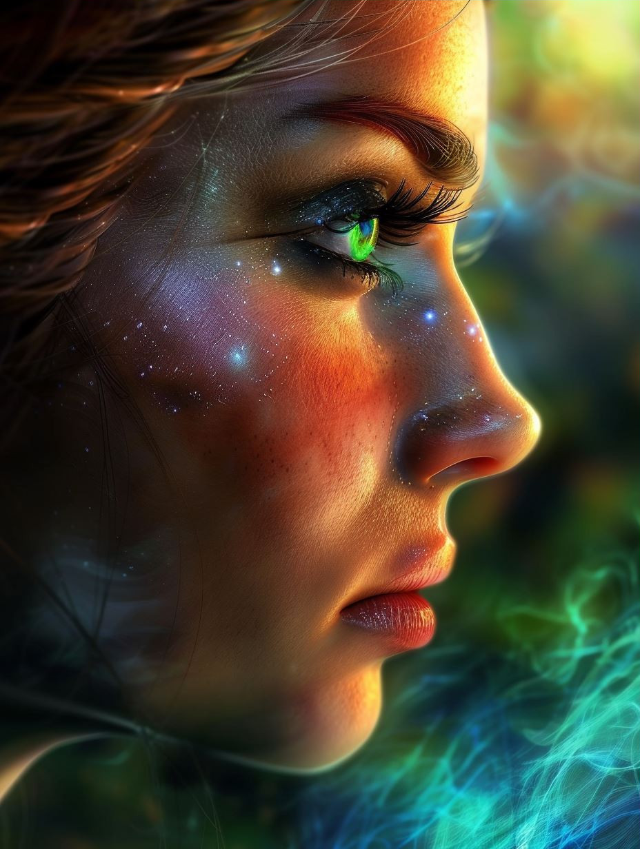 Ethereal Nature Spirit Portrait