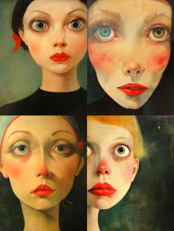 Ethereal Gaze Portrait