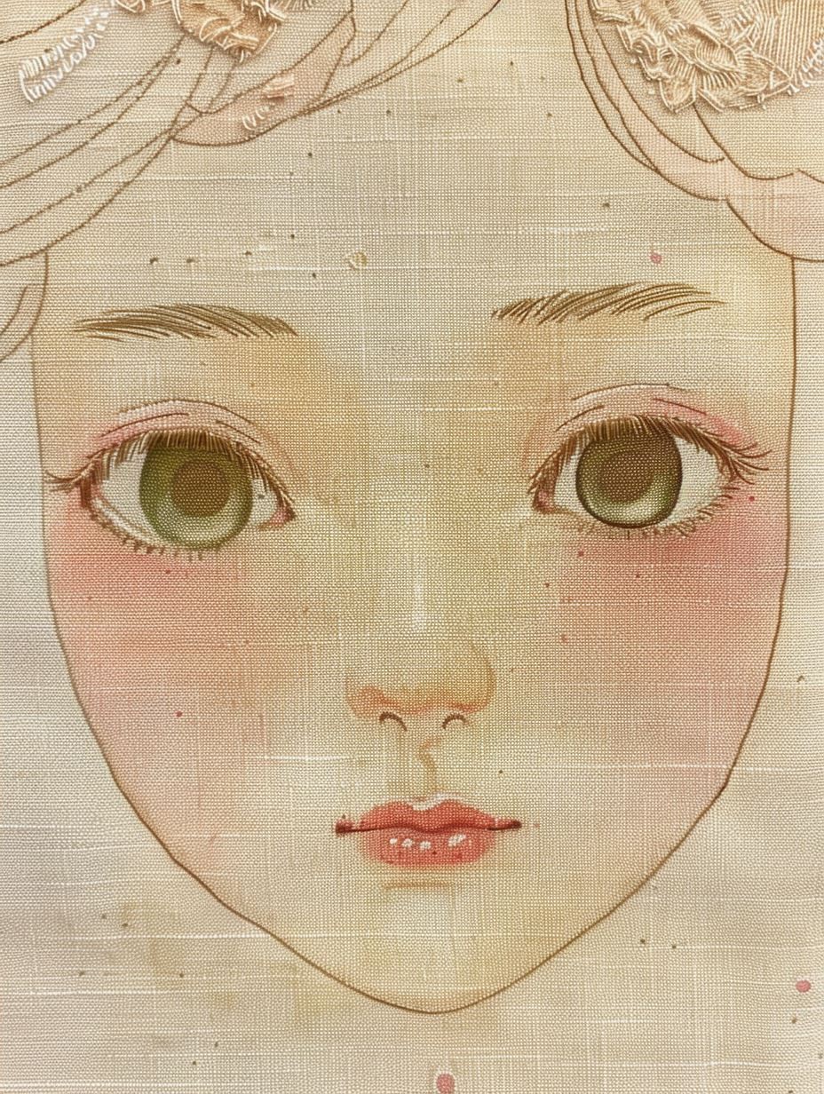 Ethereal Linen Portrait - Image 4