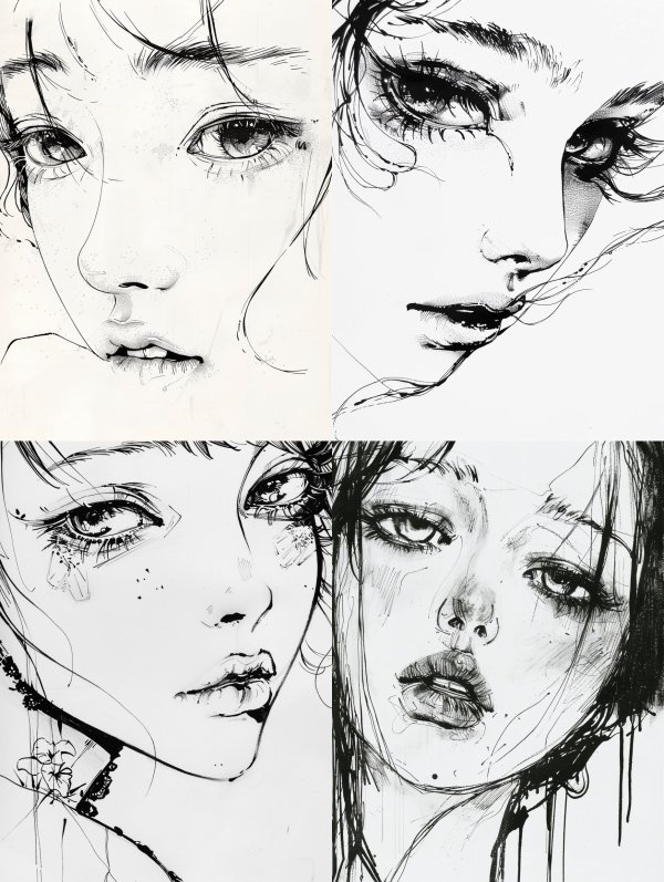 Ink Stipple Portrait