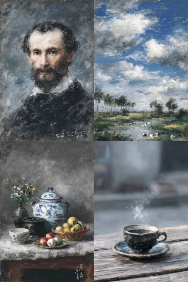 Somber Classical Portrait