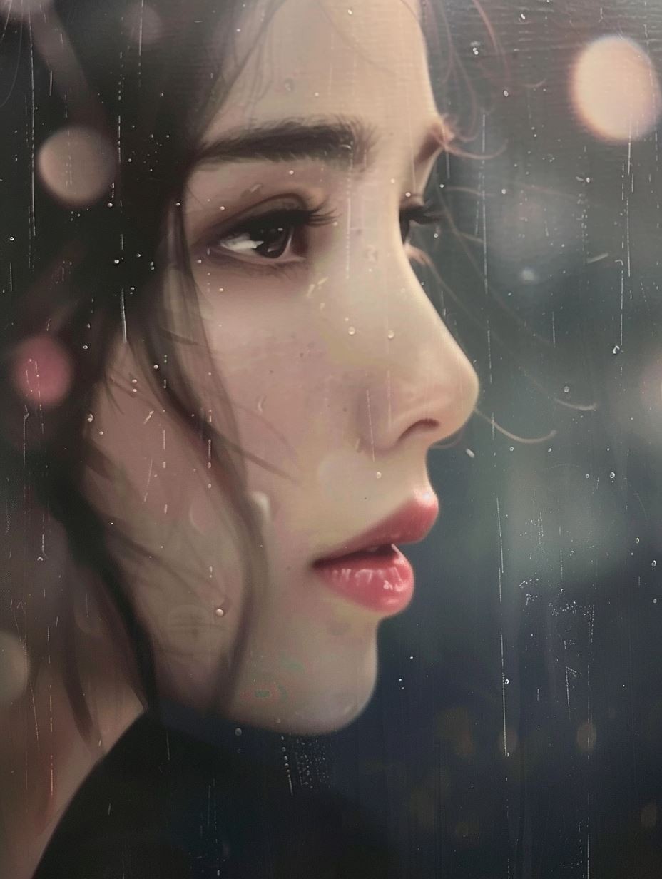 Rainy Window Melancholy - Image 1