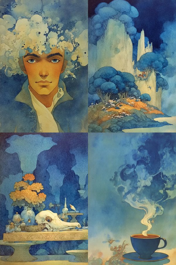 Azure Dream Portrait