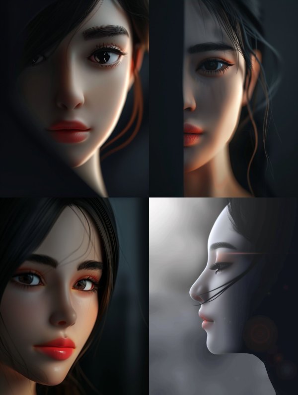 Ethereal Glow Hyper-Realistic Portrait