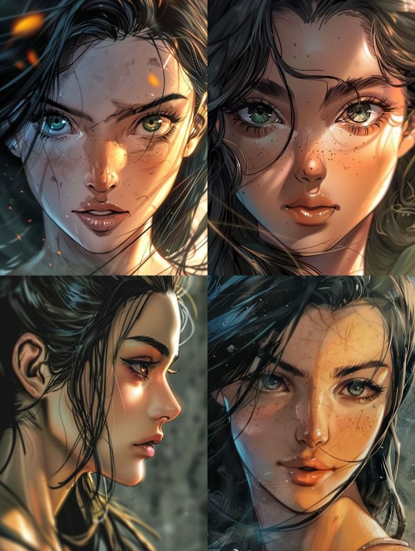 Ember Gaze Portrait