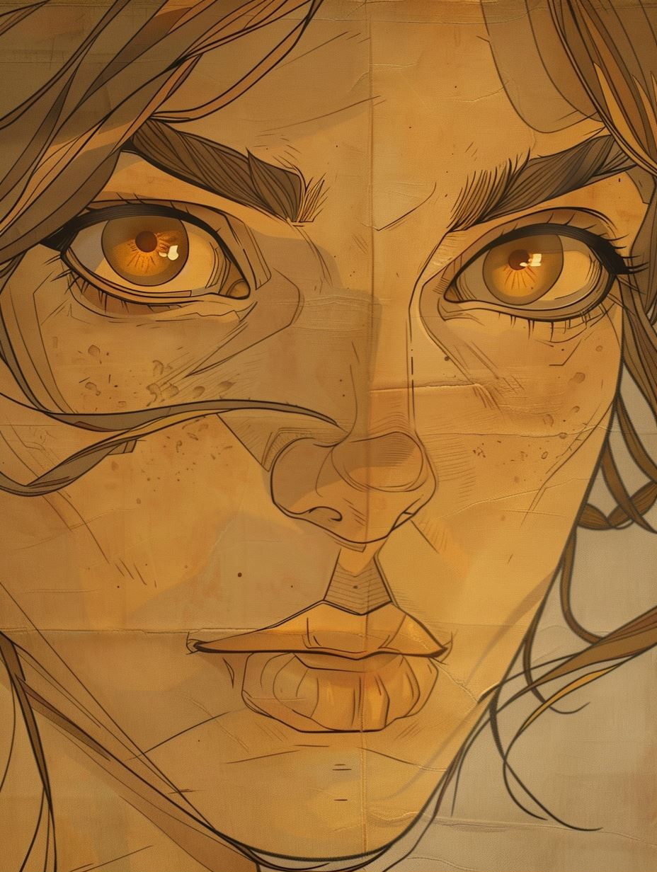 Amber Ink Gaze