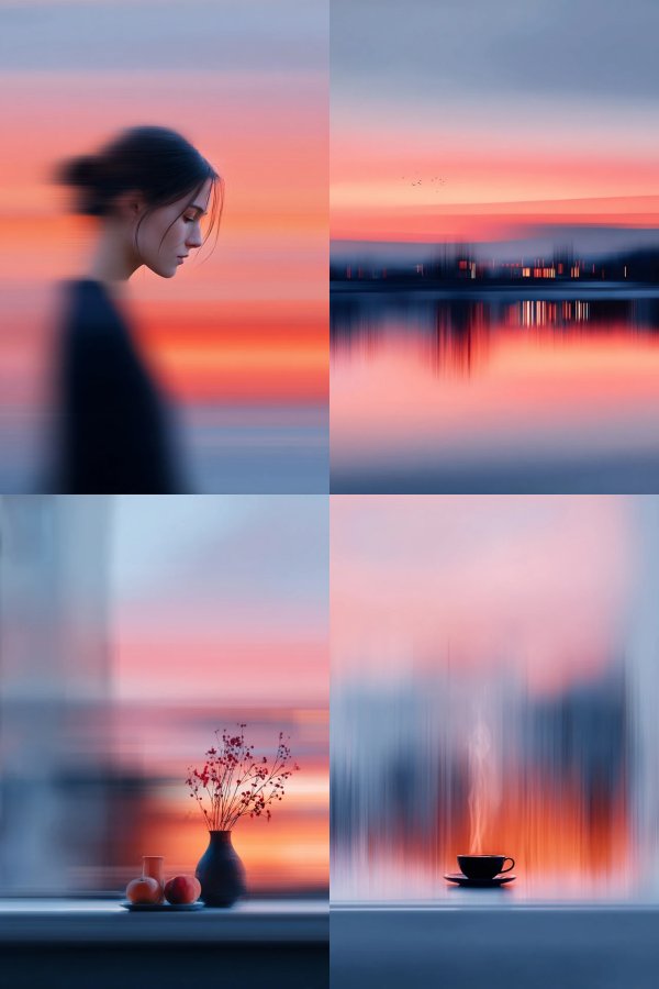 Ethereal Sunset Blur