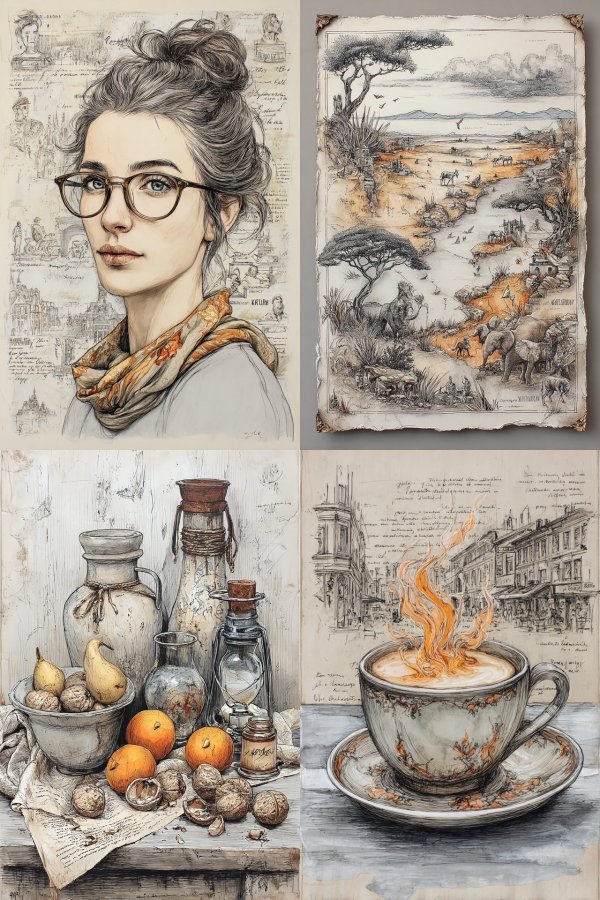 Academic Sketchbook Muse