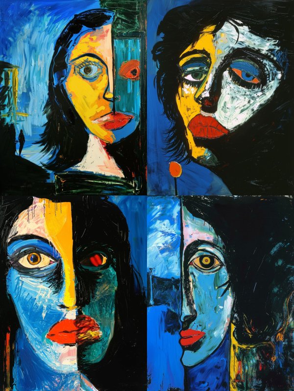 Fragmented Soul Portrait