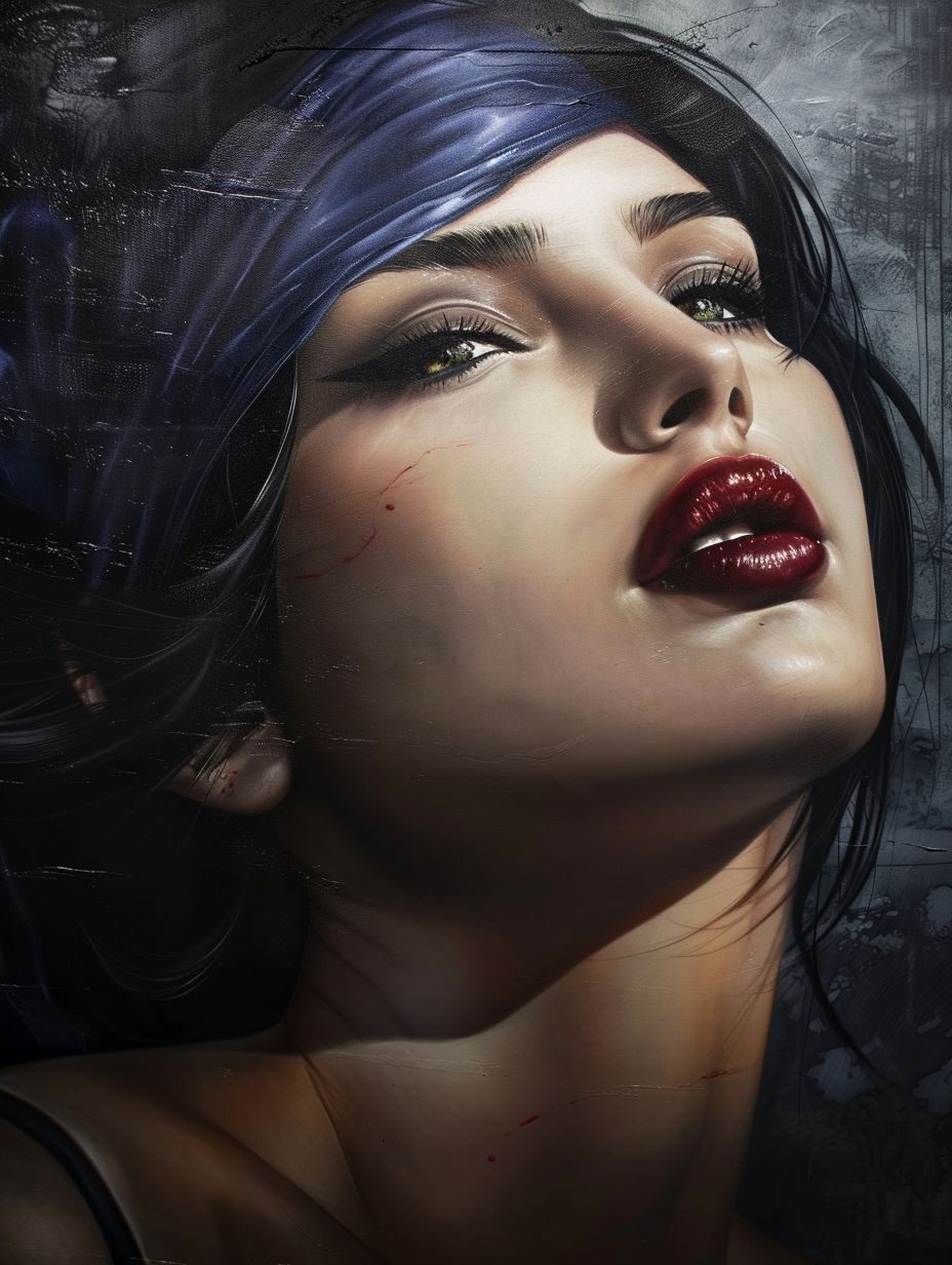 Azure Grime Portrait