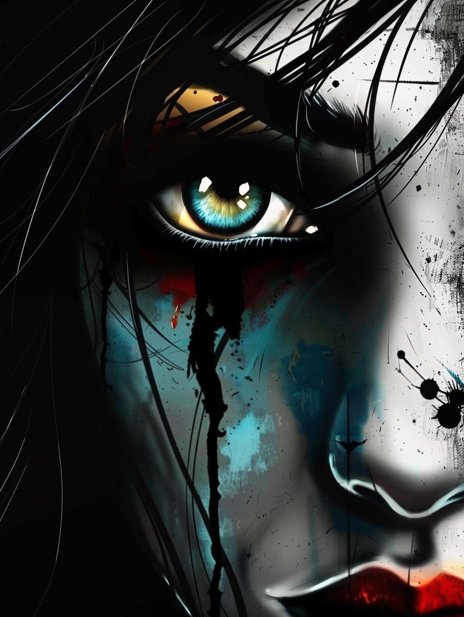 Dark Gothic Noir Portrait