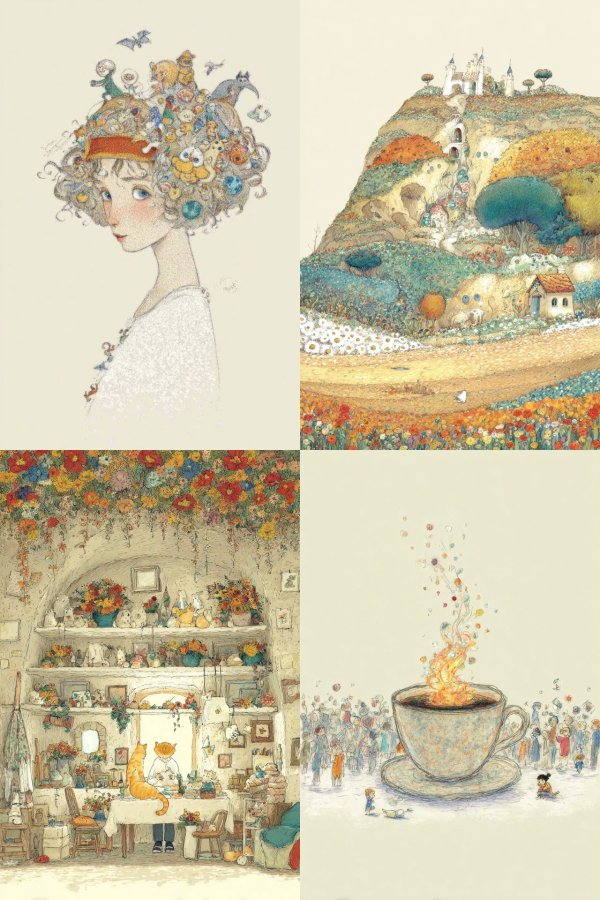 Whimsical Dreamscape Portrait