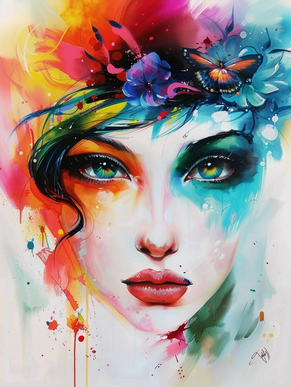 Prismatic Soul Portrait