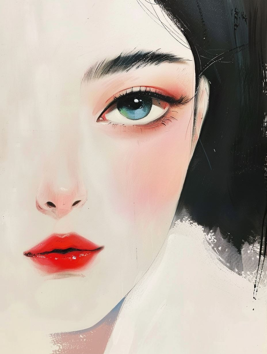 Ethereal Digital Portrait Study