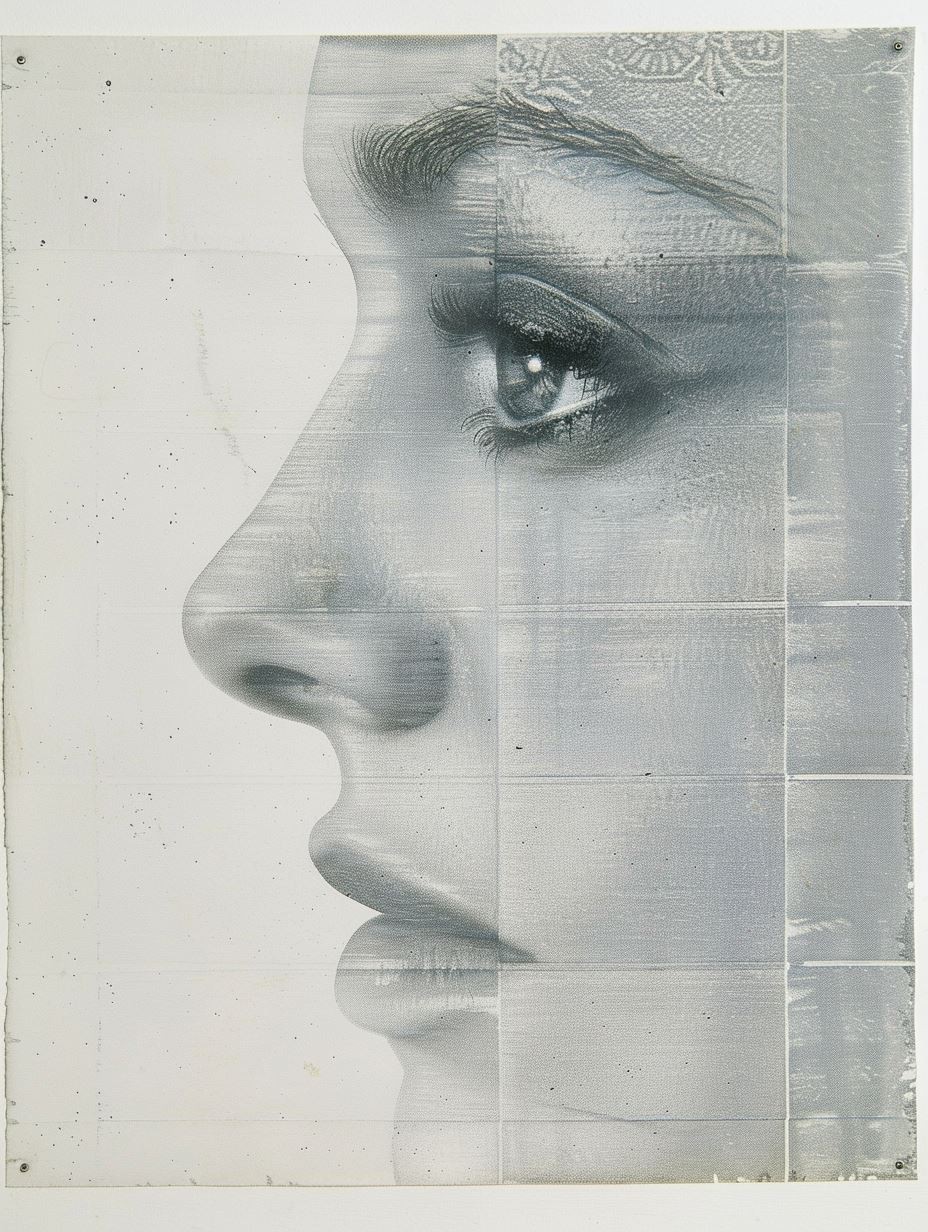 Silver Fragmented Gaze - Image 1