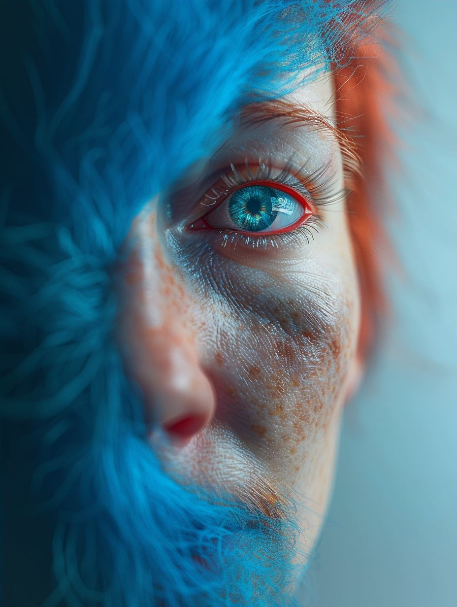 Frozen Gaze of Amber Light