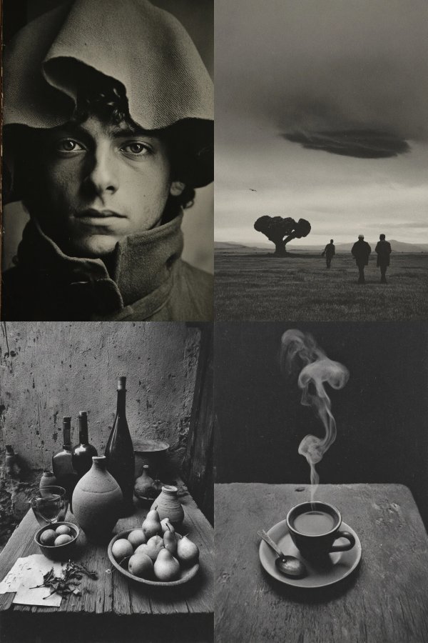 Timeless Monochrome Gaze