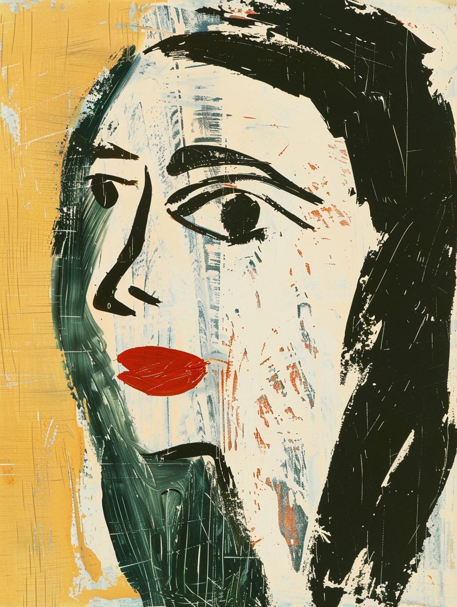 Abstract Expressionist Muse
