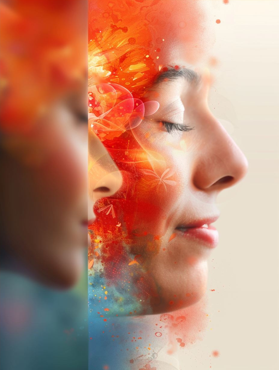 Floral Gaze in Ethereal Light