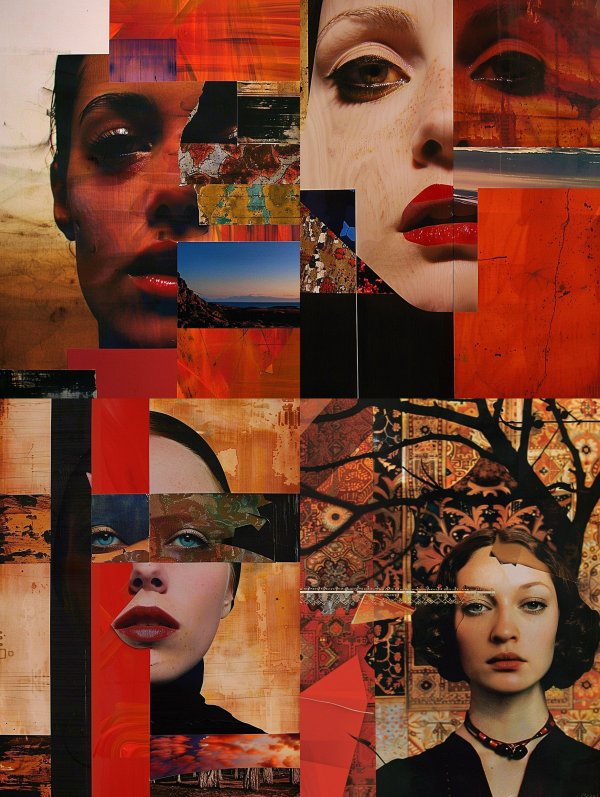 Fragmented Soul Collage