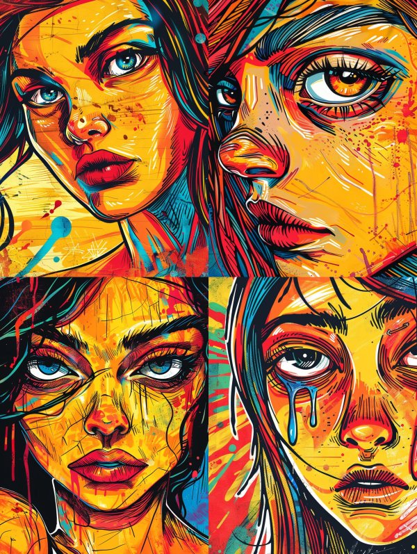 Neon Pop Portrait