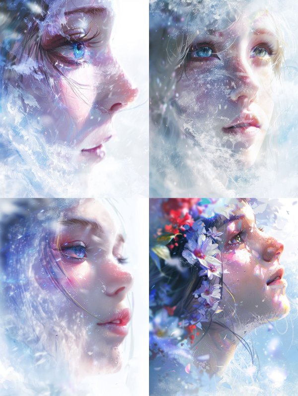 Frozen Ethereal Gaze