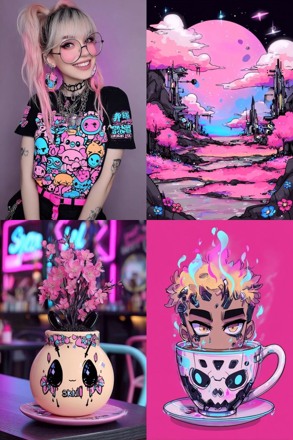 Neon Pastel Punk