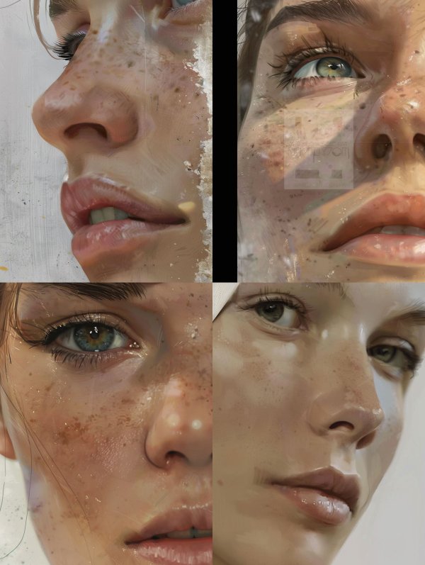 Ethereal Digital Portrait