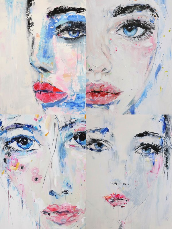 Azure Impressionist Muse