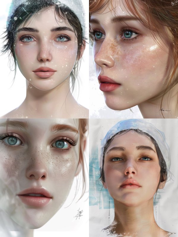 Frozen Ethereal Gaze