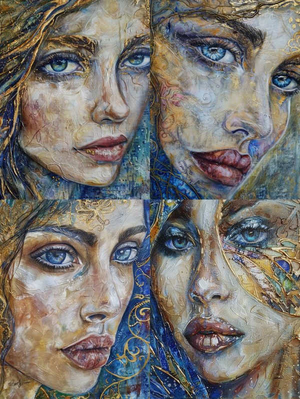 Gilded Ethereal Muse