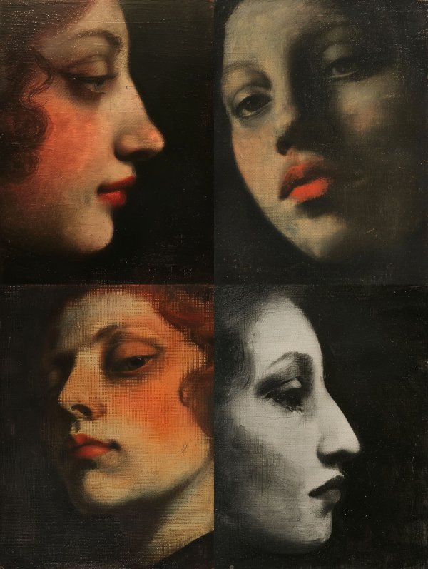 Study of Classical Melancholy Faces