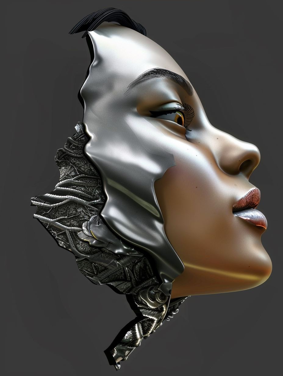 Glossy Porcelain Muse