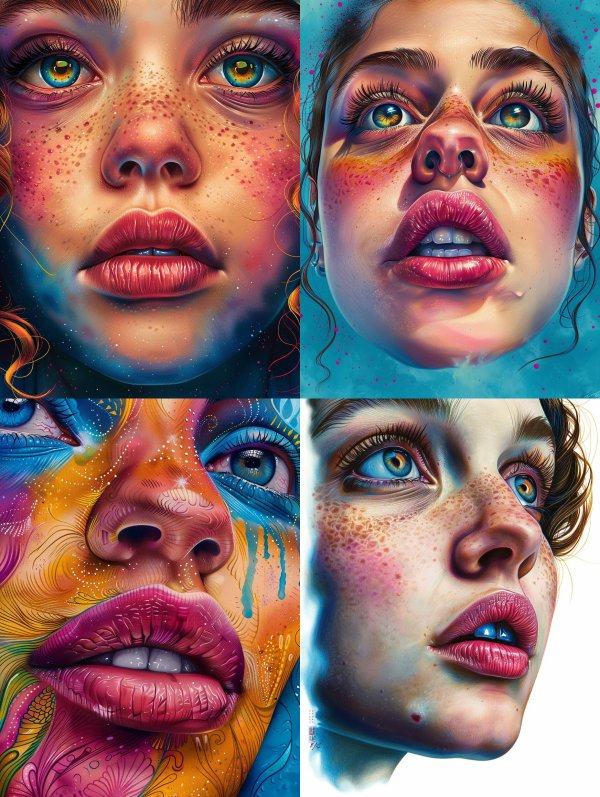 Cosmic Freckles and Neon Glow