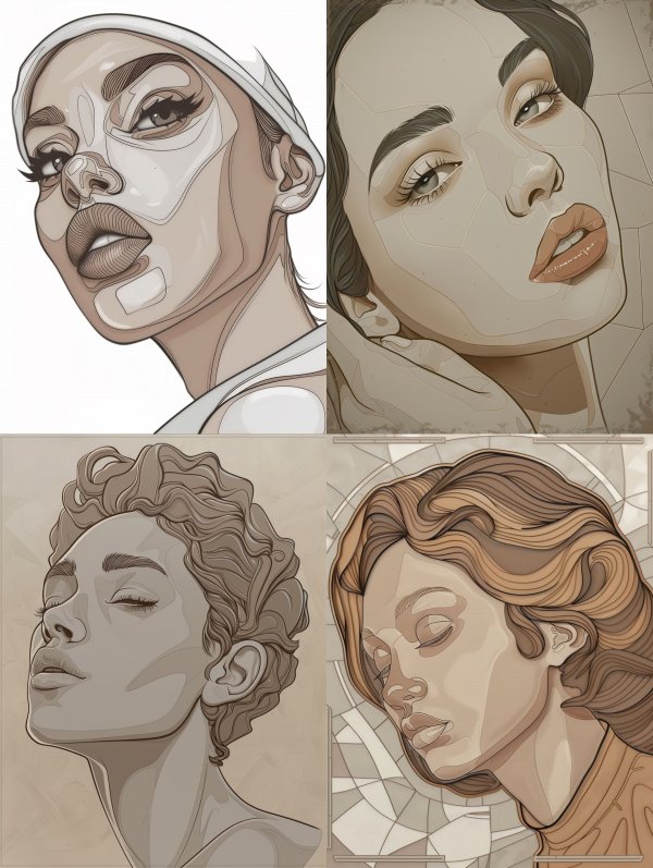Liquid Chrome Portrait Study