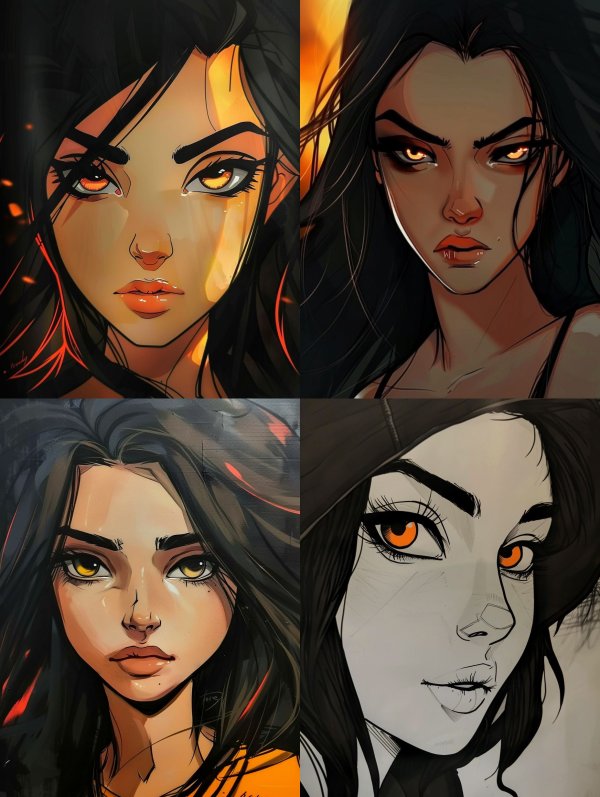 Amber Ember Gaze