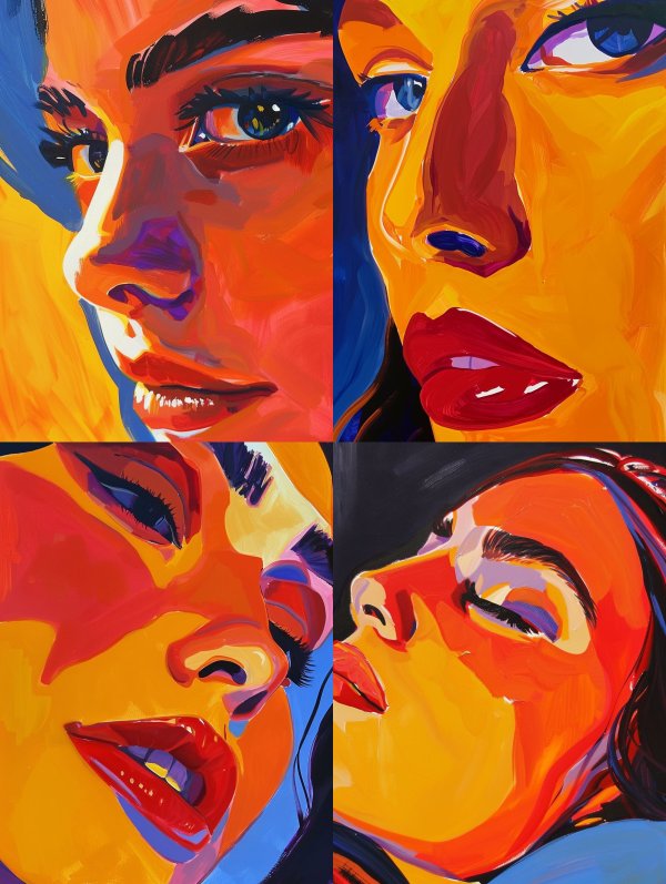 Vivid Prism Portrait