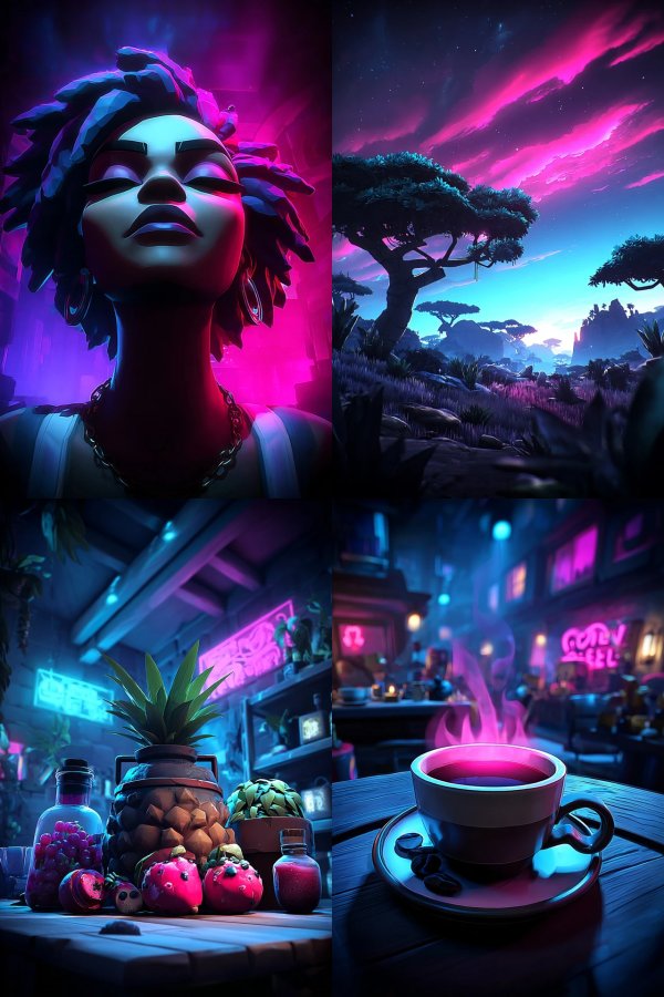 Neon Dreamscape