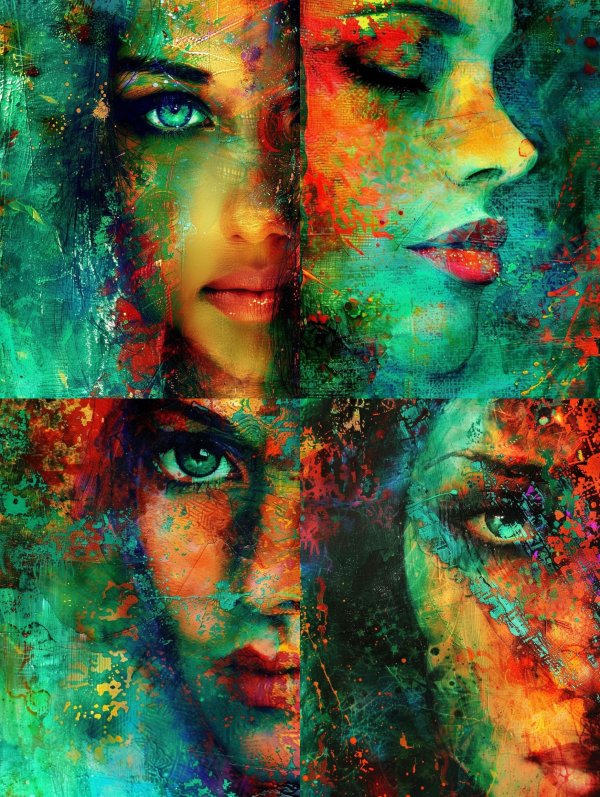 Prismatic Soul Portrait