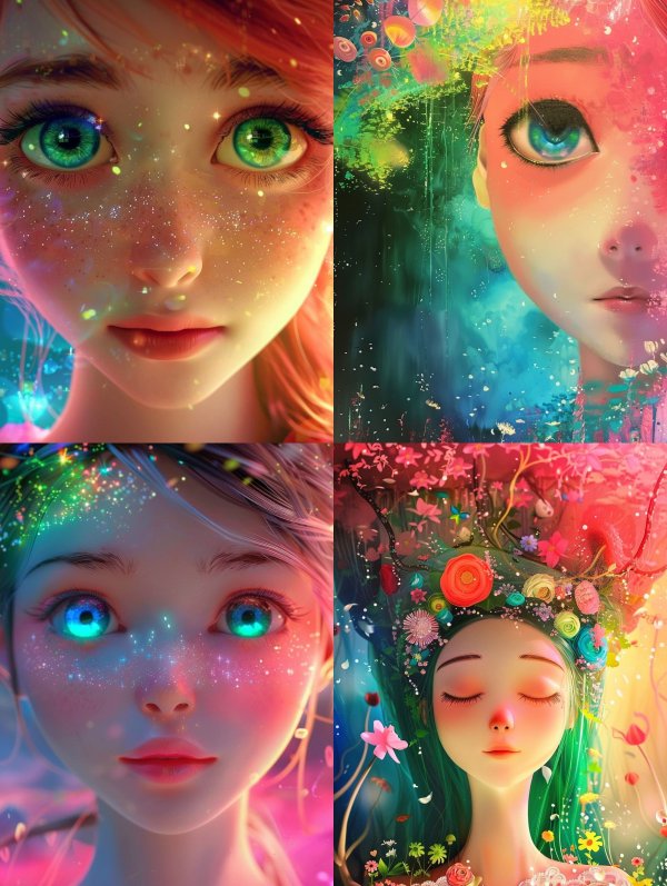 Celestial Stardust Gaze