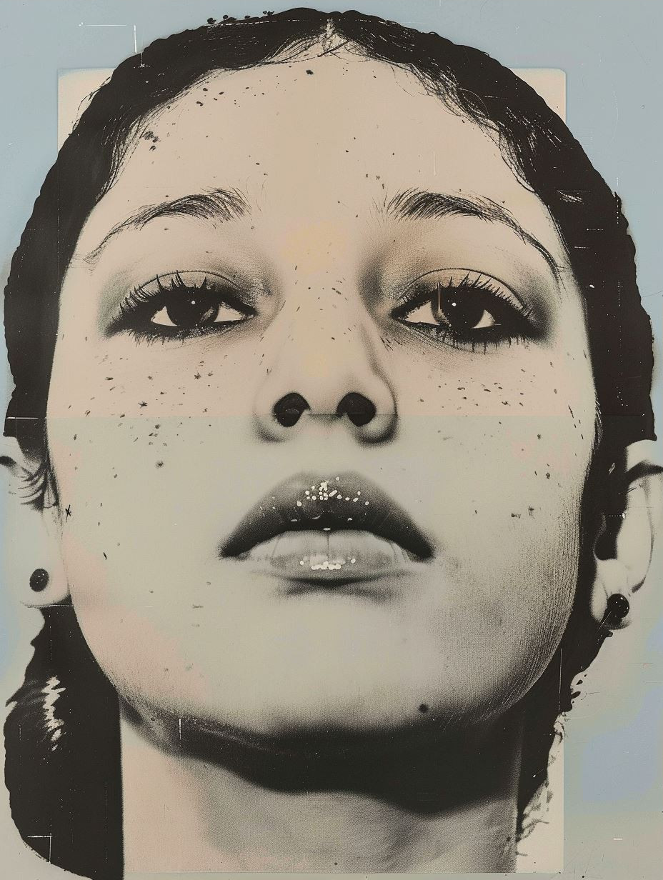 Modern Pop Art Portrait Study