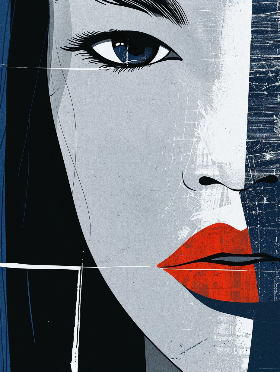 Fragmented Modernist Portrait Study