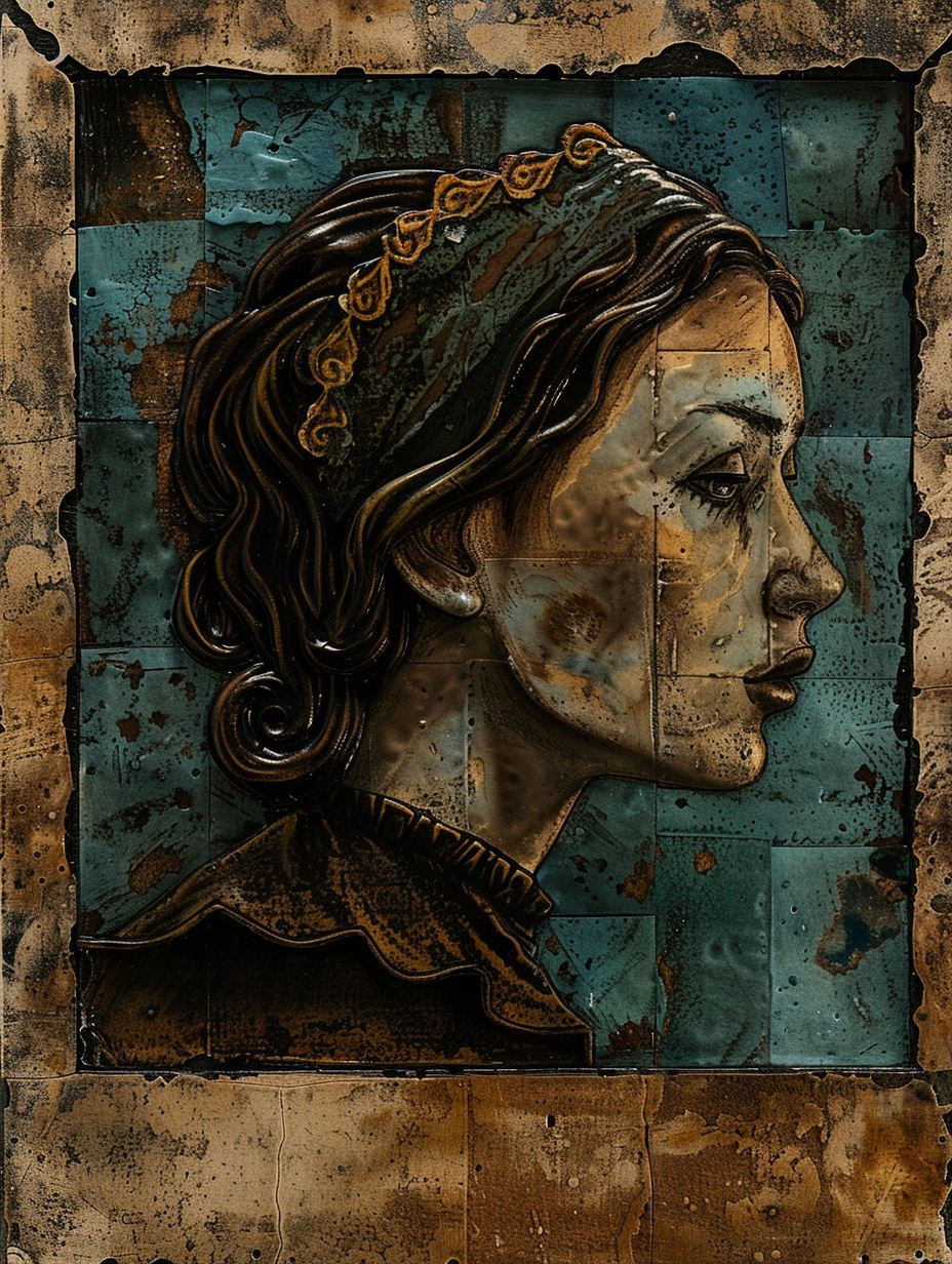 Weathered Portrait of Timeless Grace