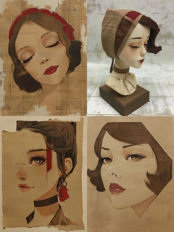 Vintage Velvet Muse