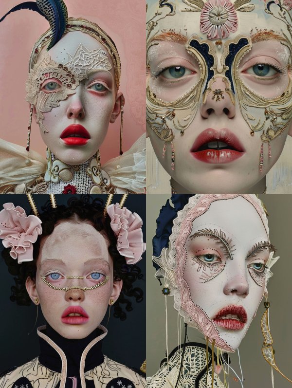 Ethereal Lace Couture