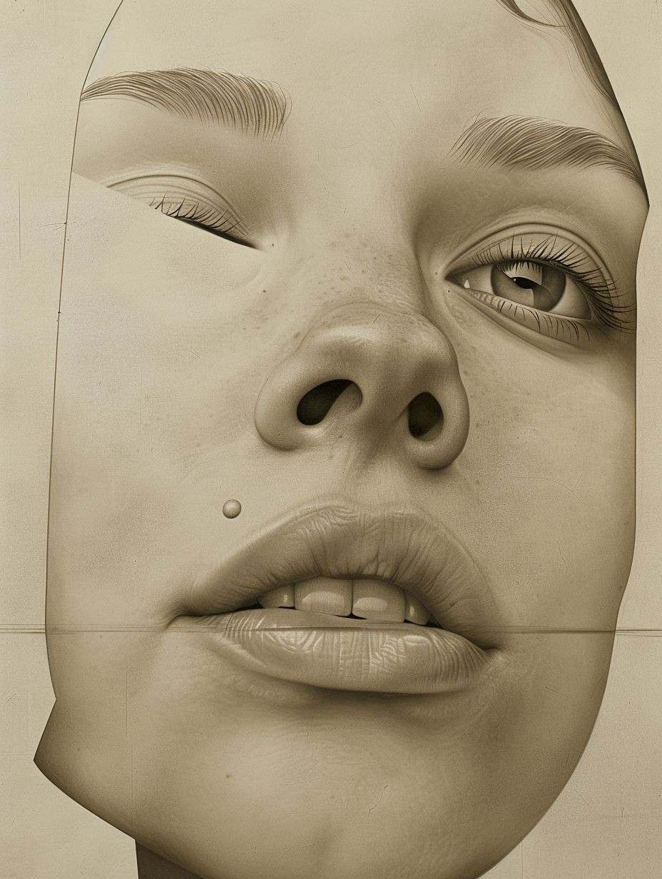 Ethereal Sepia Portrait Study